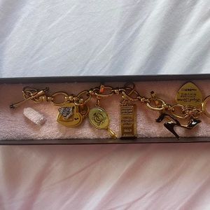 JUICY COUTURE Gold Charm Bracelet